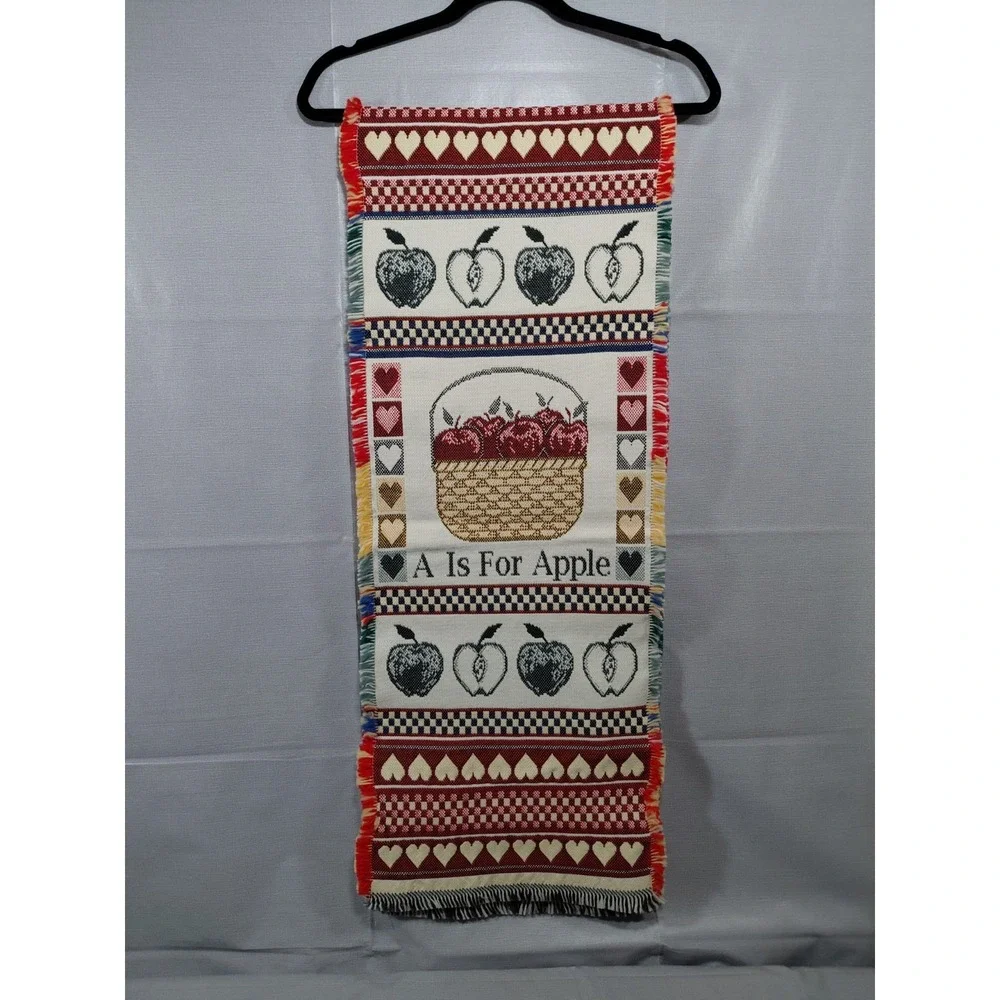 A Is For Apple Tapestry Table Runner 14